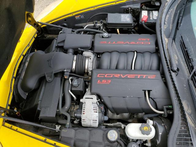 1G1YU2DW5C5100712 - 2012 CHEVROLET CORVETTE G YELLOW photo 7