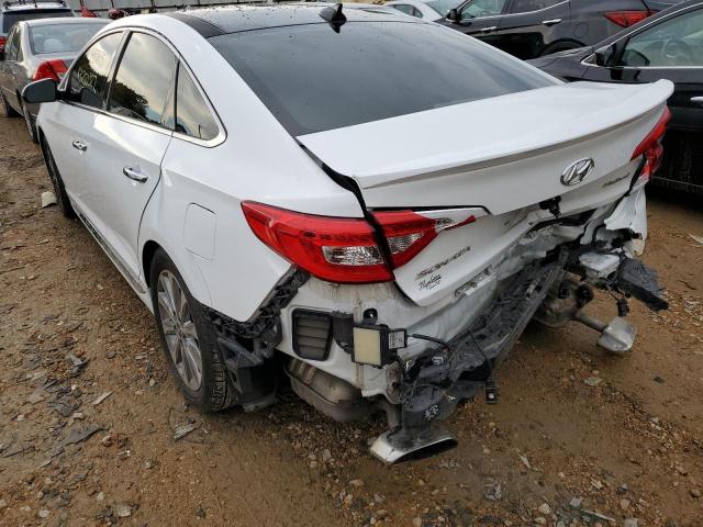 5NPE34AFXGH326408 - 2016 HYUNDAI SONATA LIM WHITE photo 3