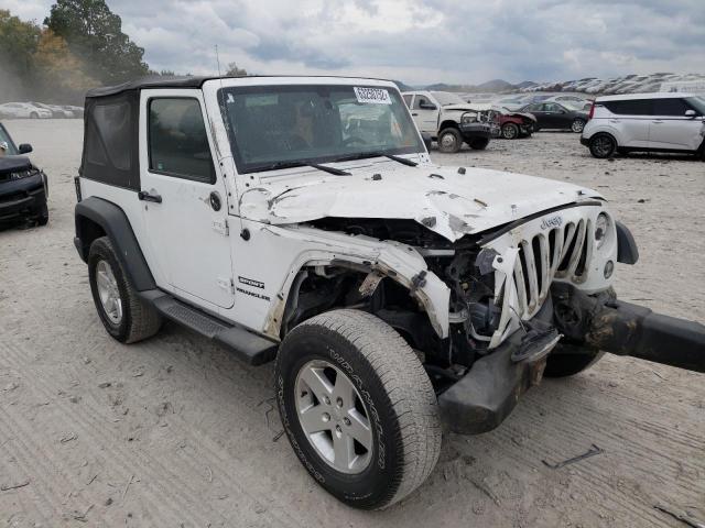 1C4AJWAG4EL117781 - 2014 JEEP WRANGLER S WHITE photo 1