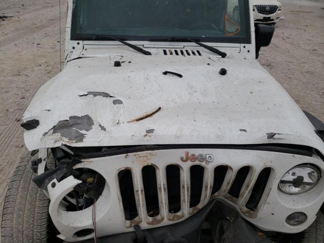 1C4AJWAG4EL117781 - 2014 JEEP WRANGLER S WHITE photo 7