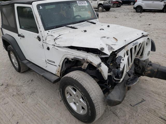 1C4AJWAG4EL117781 - 2014 JEEP WRANGLER S WHITE photo 9