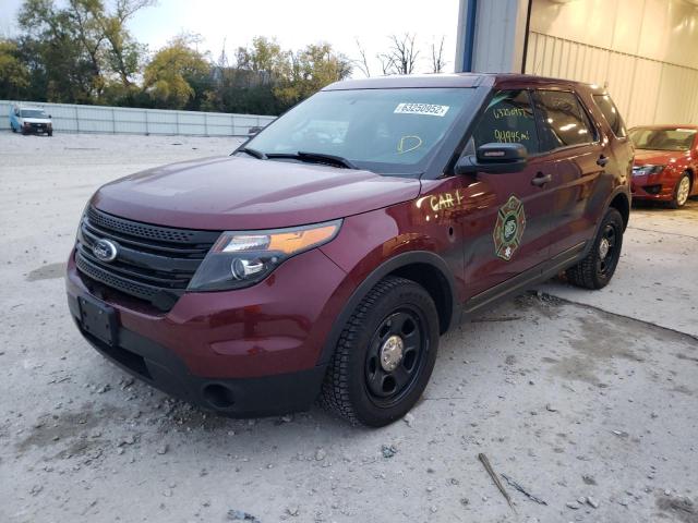 1FM5K8AR0FGA47200 - 2015 FORD EXPLORER P MAROON photo 2