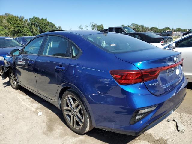 3KPF34AD0KE018535 - 2019 KIA FORTE GT L BLUE photo 3