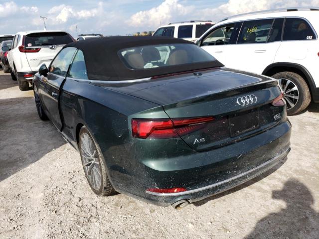 WAU2NGF59JN009643 - 2018 AUDI A5 PRESTIG UNKNOWN - NOT OK FOR INV. photo 3