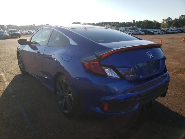 2HGFC4B81LH302538 - 2020 HONDA CIVIC SPOR BLUE photo 3