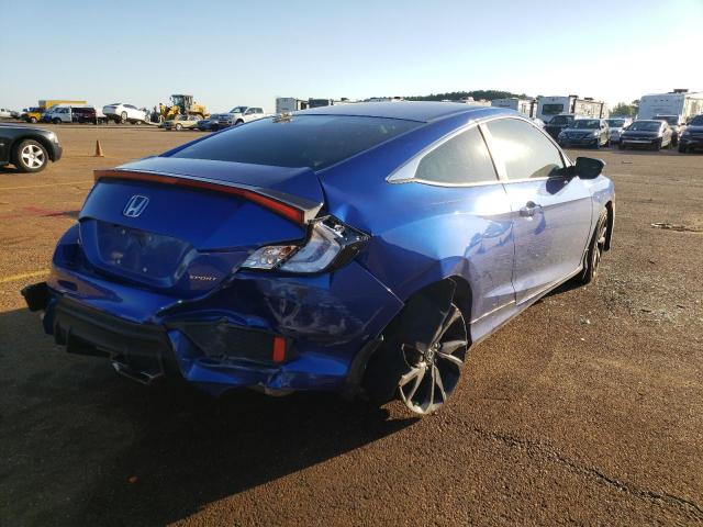 2HGFC4B81LH302538 - 2020 HONDA CIVIC SPOR BLUE photo 4