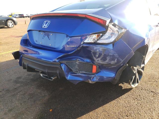 2HGFC4B81LH302538 - 2020 HONDA CIVIC SPOR BLUE photo 9