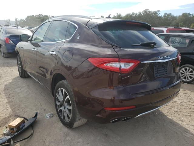 ZN661XUL4HX210901 - 2017 MASERATI LEVANTE LU MAROON photo 3