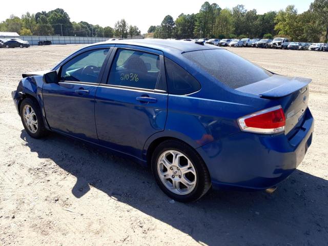 1FAHP36N69W249373 - 2009 FORD FOCUS SES BLUE photo 3