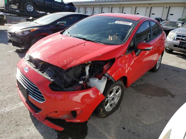 3FADP4BJ9EM106130 - 2014 FORD FIESTA SE RED photo 2