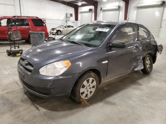 KMHCM3AC3AU158169 - 2010 HYUNDAI ACCENT CHARCOAL photo 2