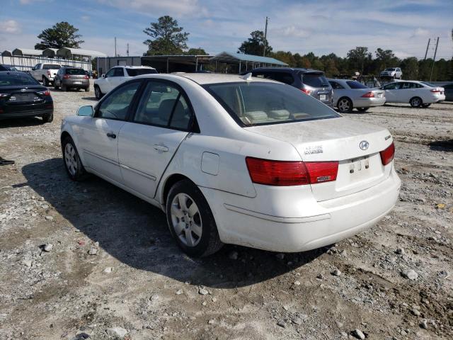 5NPET4AC5AH599365 - 2010 HYUNDAI SONATA GLS WHITE photo 3