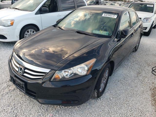 1HGCP2F44CA008374 - 2012 HONDA ACCORD LXP BLACK photo 2