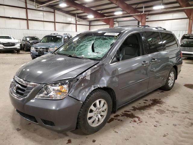 5FNRL3H78AB010344 - 2010 HONDA ODYSSEY EX GRAY photo 2