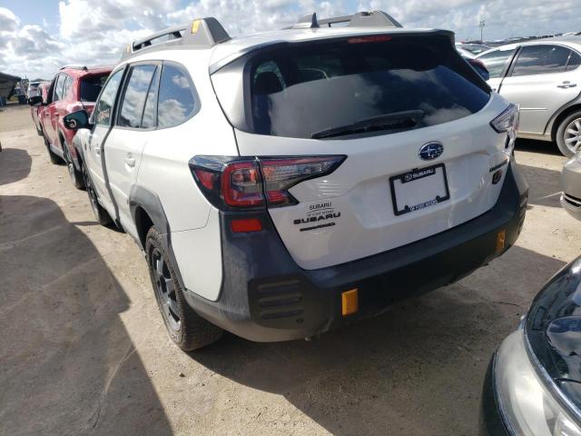 4S4BTGUD4N3161183 - 2022 SUBARU OUTBACK WI WHITE photo 3