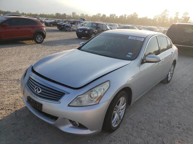 JN1DV6AR4CM862155 - 2012 INFINITI G25 SILVER photo 2