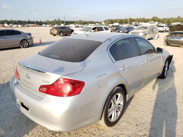 JN1DV6AR4CM862155 - 2012 INFINITI G25 SILVER photo 4