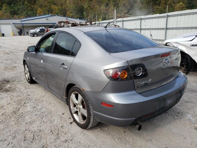 JM1BK323261456208 - 2006 MAZDA 3 S GRAY photo 3