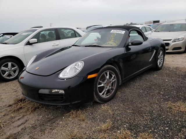 WP0CA29825U712282 - 2005 PORSCHE BOXSTER BLACK photo 2