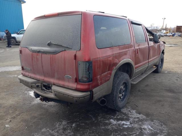 1FMSU45P83EB66862 - 2003 FORD EXCURSION RED photo 4