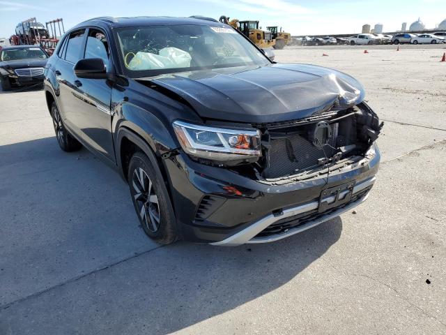 1V2DC2CA6MC209223 - 2021 VOLKSWAGEN ATLAS CROS Черный фото 1