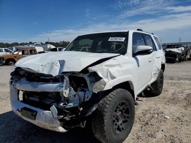 JTENU5JR2M5949543 - 2021 TOYOTA 4RUNNER SR WHITE photo 2