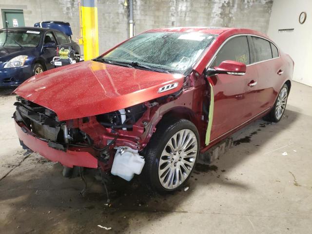 1G4GF5G3XEF190318 - 2014 BUICK LACROSSE T RED photo 2