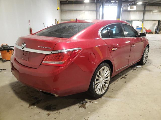 1G4GF5G3XEF190318 - 2014 BUICK LACROSSE T RED photo 4