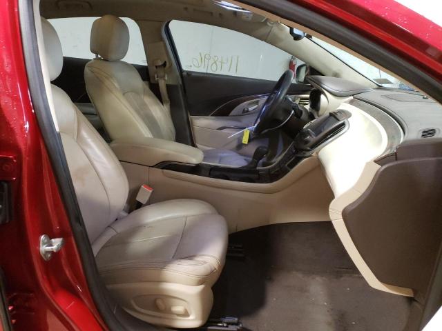 1G4GF5G3XEF190318 - 2014 BUICK LACROSSE T RED photo 5