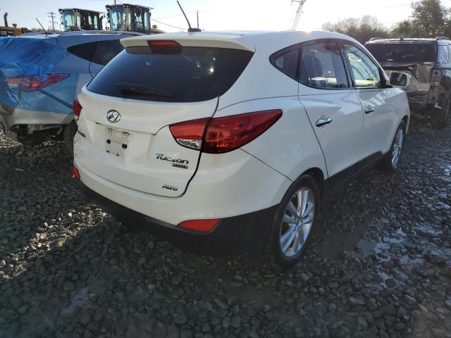 KM8JUCACXBU254437 - 2011 HYUNDAI TUCSON GLS WHITE photo 4