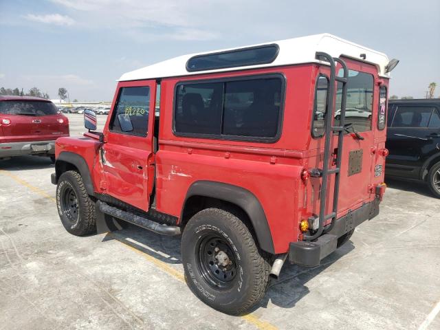 SALLDVAF7MA955221 - 1994 LAND ROVER DEFENDER RED photo 3