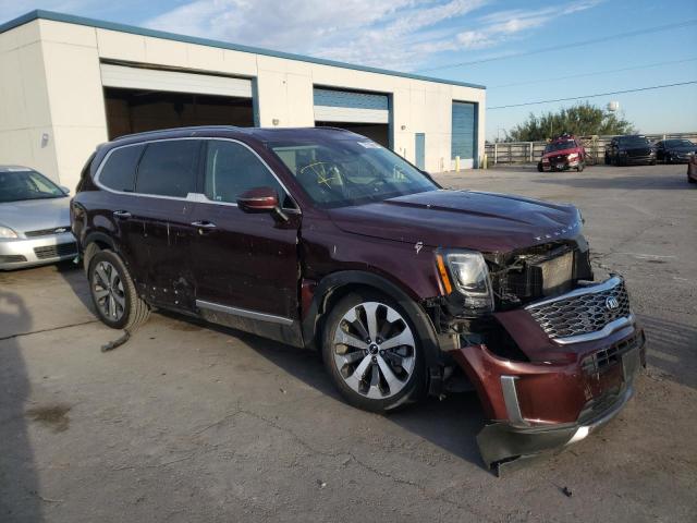 5XYP6DHCXLG094972 - 2020 KIA TELLURIDE BURGUNDY photo 1