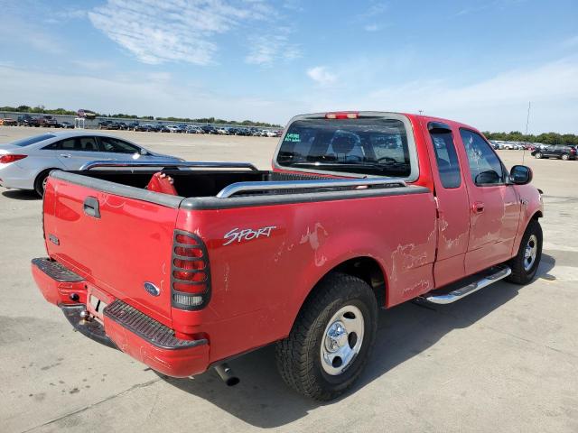 1FTRX17212NC07020 - 2002 FORD F150 RED photo 4