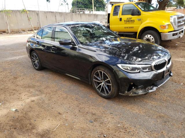 3MW5R7J06M8C15765 - 2021 BMW 330XI BLACK photo 1