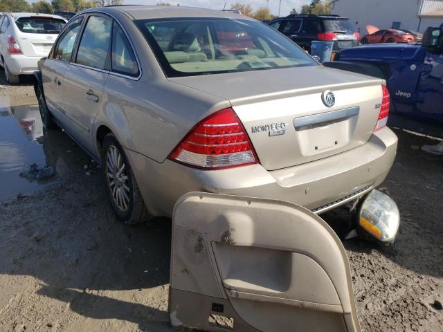 1MEFM43196G600881 - 2006 MERCURY MONTEGO PR ბეჟი ფოტო 3