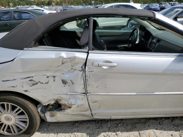 1C3LC45K08N229108 - 2008 CHRYSLER SEBRING SILVER photo 9