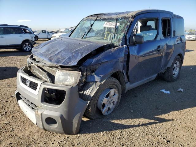 5J6YH28543L015704 - 2003 HONDA ELEMENT EX BLUE photo 2