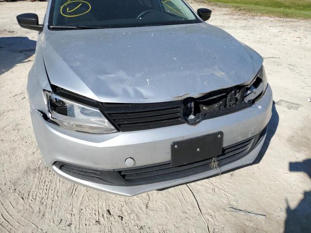 3VW2K7AJXEM213414 - 2014 VOLKSWAGEN JETTA BASE 银色 照片 9