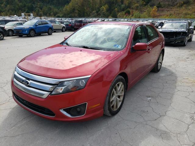 3FAHP0JA8CR412490 - 2012 FORD FUSION RED photo 2