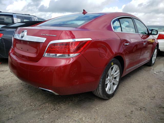 1G4GD5E39CF246612 - 2012 BUICK LACROSSE P RED photo 4