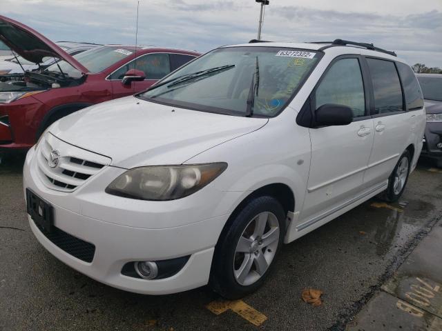 JM3LW28J560570371 - 2006 MAZDA MPV WAGON WHITE photo 2