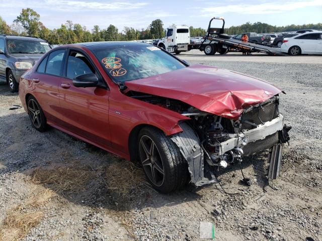 55SWF6EB4GU139001 - 2016 MERCEDES-BENZ C 450 4MAT RED photo 1