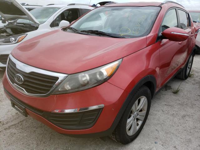 KNDPB3A28C7348554 - 2012 KIA SPORTAGE B RED photo 2