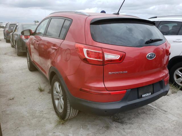 KNDPB3A28C7348554 - 2012 KIA SPORTAGE B RED photo 3