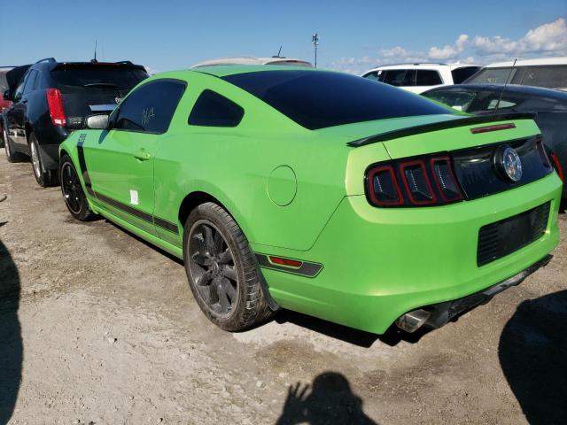 1ZVBP8CU7D5226141 - 2013 FORD MUSTANG BO GREEN photo 3