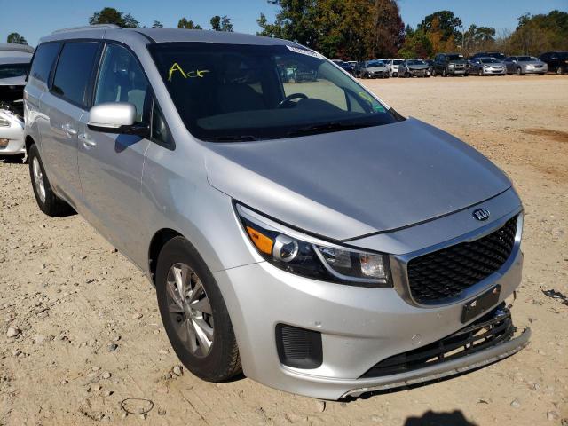 KNDMB5C12H6249602 - 2017 KIA SEDONA LX SILVER photo 1