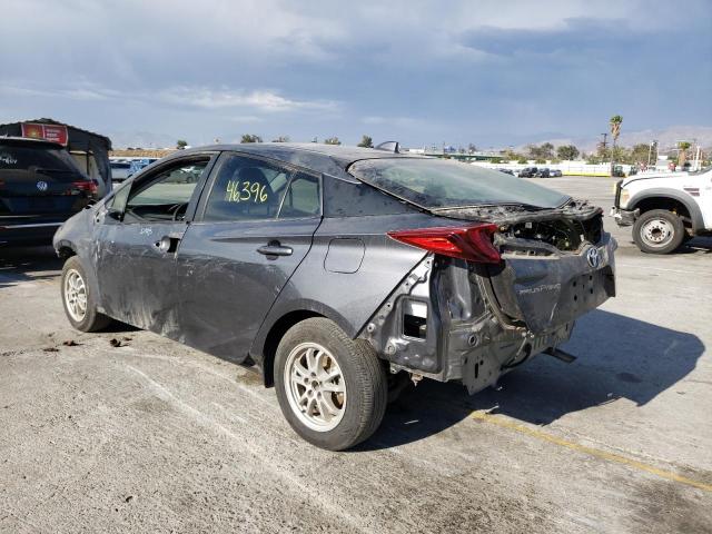 JTDKARFP8L3157292 - 2020 TOYOTA PRIUS PRIM 灰色 照片 3