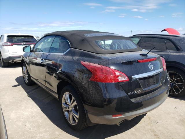 JN8AZ1FY0BW001652 - 2011 NISSAN MURANO CRO BLACK photo 3