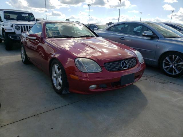 WDBKK65F33F285005 - 2003 MERCEDES-BENZ SLK 320 MAROON photo 1