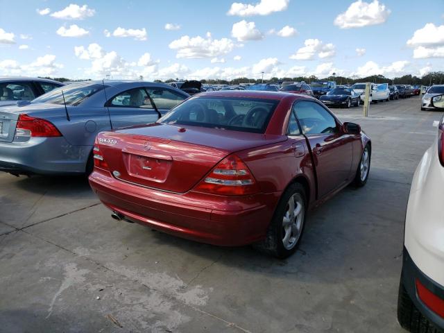 WDBKK65F33F285005 - 2003 MERCEDES-BENZ SLK 320 MAROON photo 4